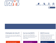Tablet Screenshot of basys-bremen.de
